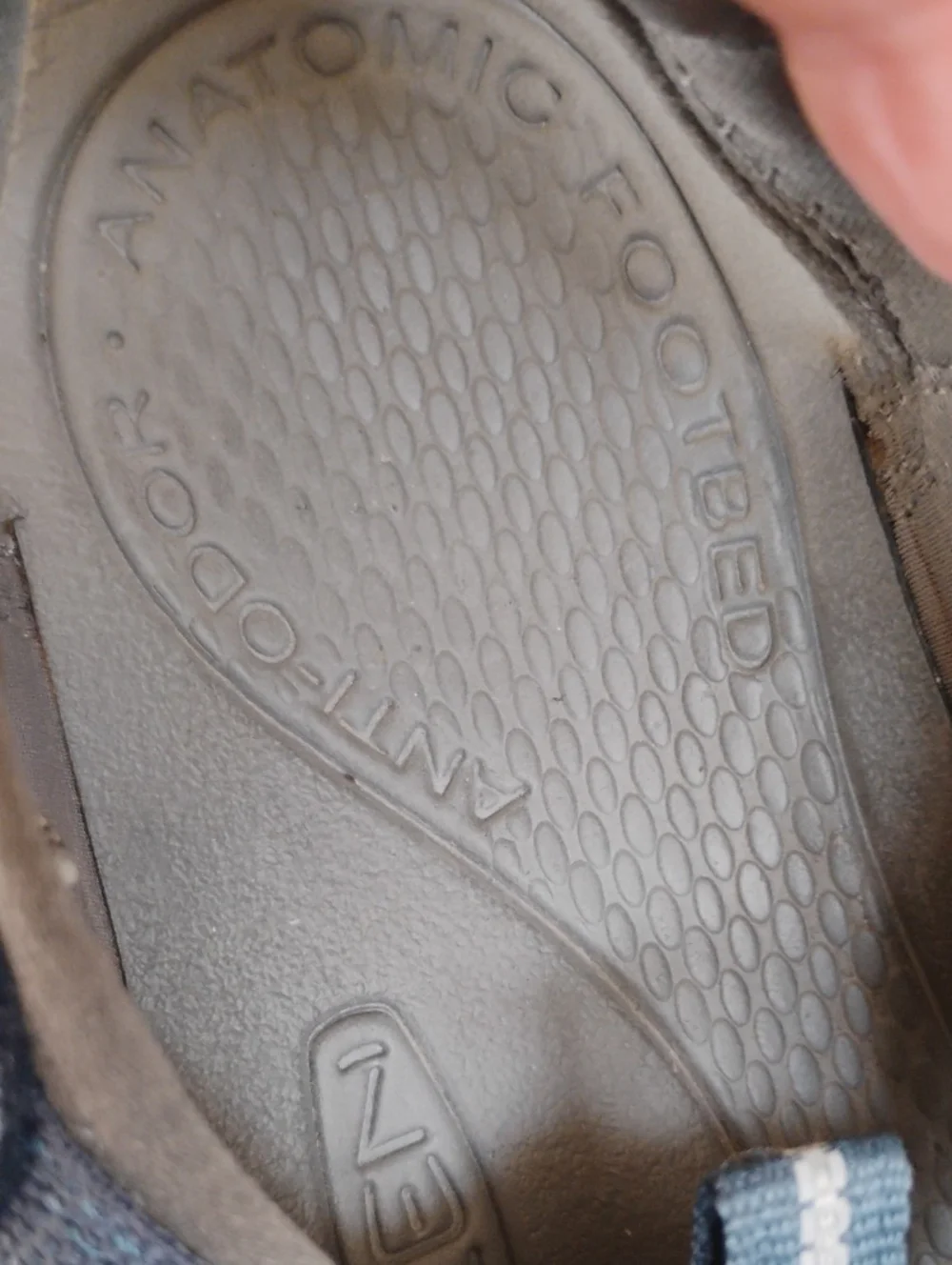 Keen Blue and Gray K2 Men's Hiking  Closed-Toe Sandals Men's Size 12 Waterproof